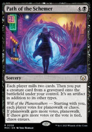 Path of the Schemer (March of the Machine Commander Decks) Trading Card