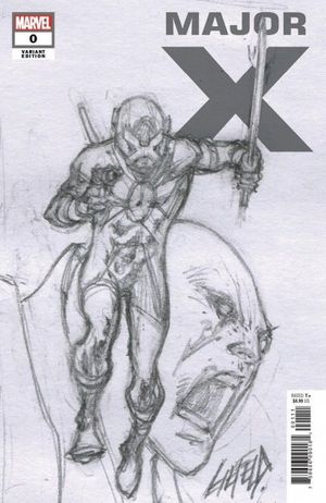 Major X #0 (Liefeld Sketch Variant)