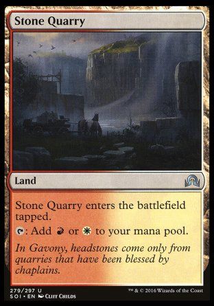 Stone Quarry (Shadows over Innistrad) Trading Card