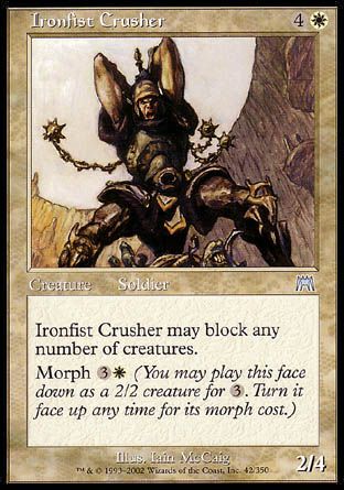 Ironfist Crusher (Onslaught) Trading Card