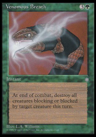 Venomous Breath (Ice Age) Trading Card