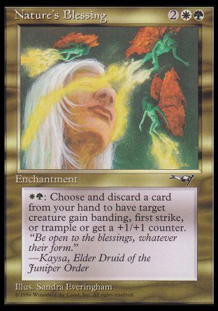 Nature's Blessing (Alliances) Trading Card