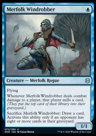 Merfolk Windrobber (Zendikar Rising) Trading Card