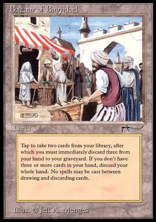 Bazaar of Baghdad (Arabian Nights) Trading Card