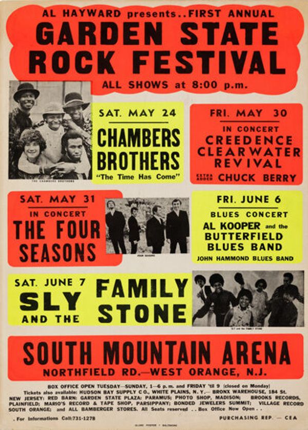 Sly & the Family Stone Garden State Rock Festival 1969