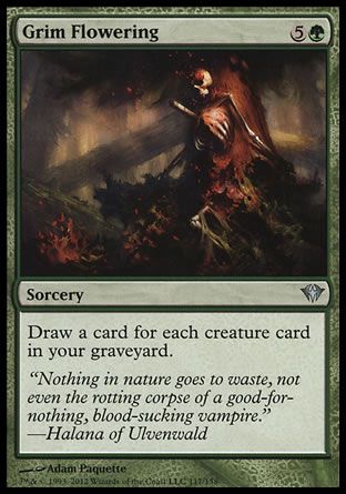 Grim Flowering (Dark Ascension) Trading Card