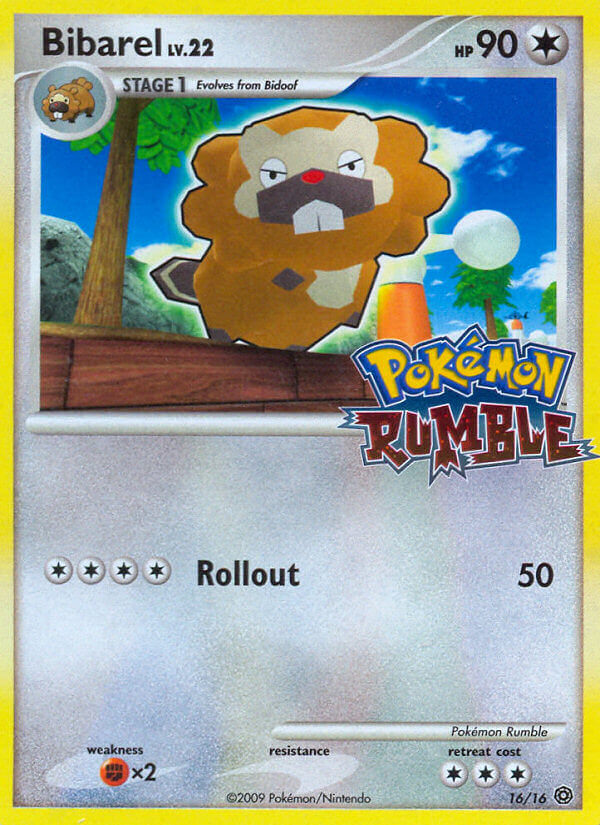 Bibarel (16/16) - Pokémon Rumble Pokémon Card