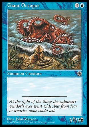 Giant Octopus (Portal) Trading Card