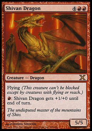 Shivan Dragon (10th Edition)