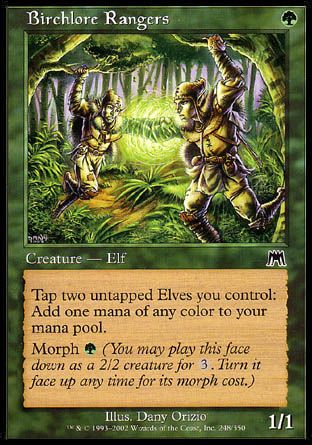 Birchlore Rangers (Onslaught) Trading Card