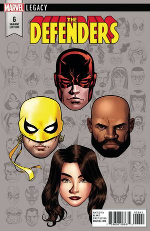 The Defenders #6 (Mckone Legacy Headshot Variant Leg)