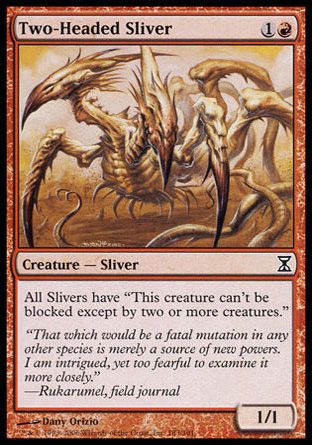 Two-Headed Sliver (Time Spiral) Trading Card