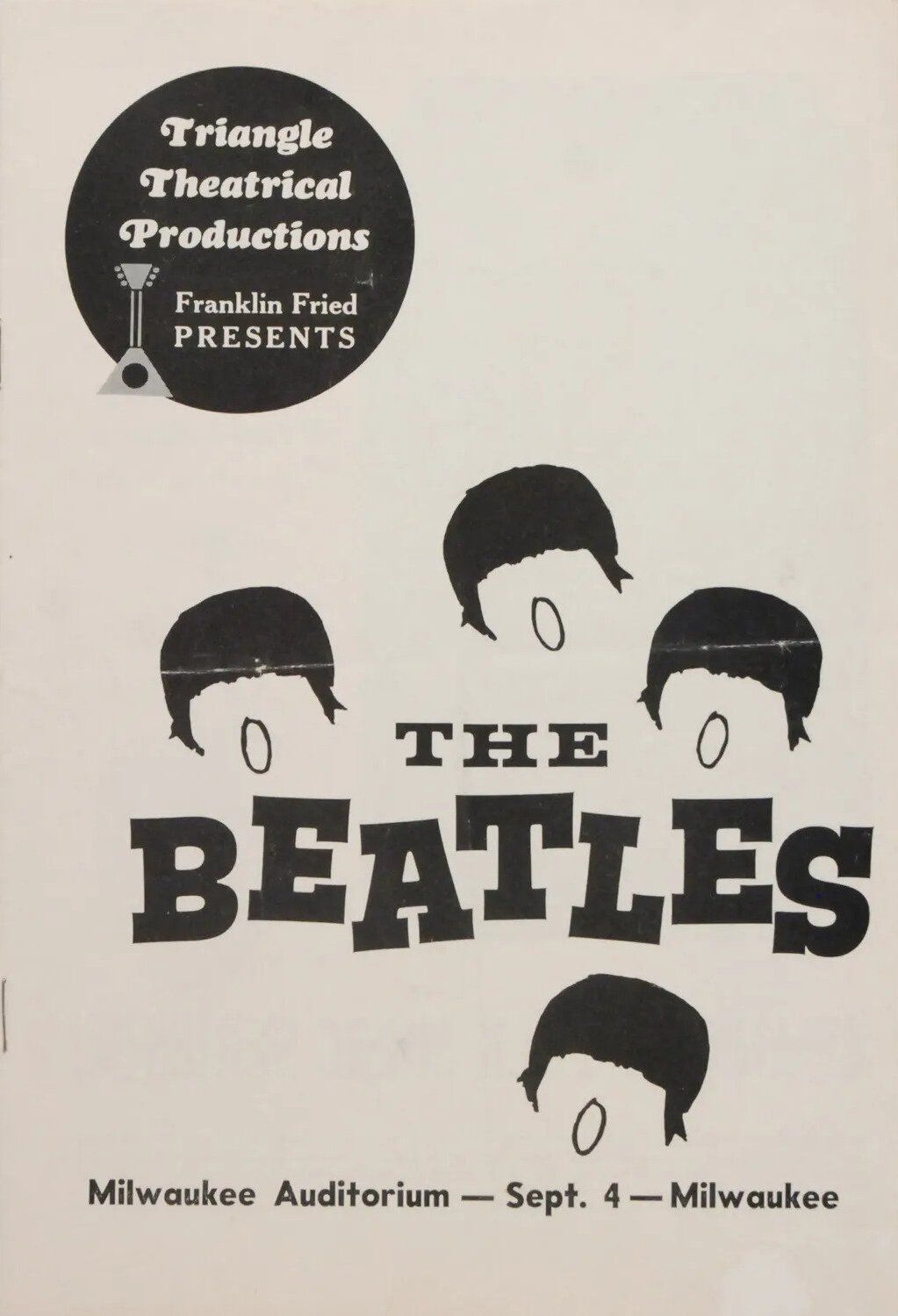 1964-Milwaukee Arena-The Beatles-PROG Concert Poster