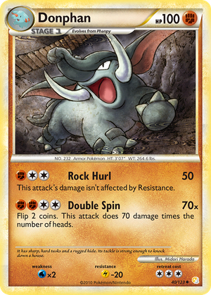 Donphan (40/123) - HeartGold & SoulSilver