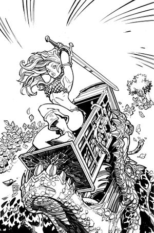 Sonja Reborn #2 (Cvr J Inc 1:15 Chad Hardin Line Art Virgin Variant)