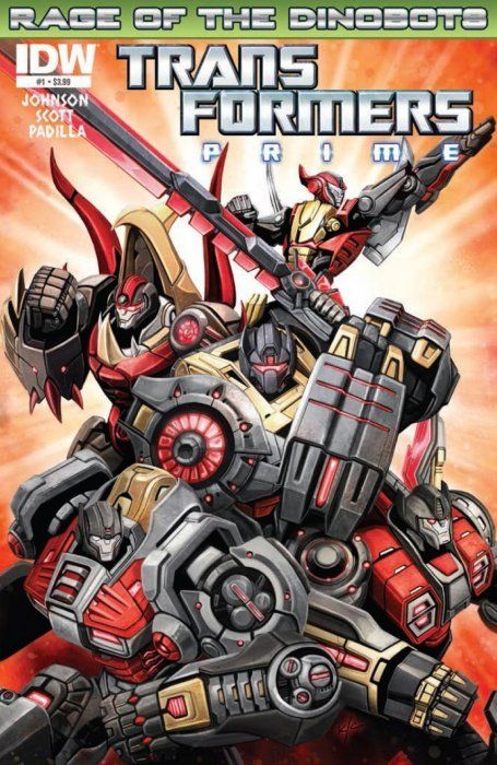 Transformers Prime: Rage of the Dinobots Comic