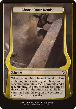 Choose Your Demise (Archenemy: Nicol Bolas) Trading Card