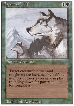 Aspect of Wolf (Revised Edition) Trading Card