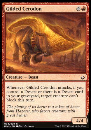 Gilded Cerodon (Hour of Devastation) Trading Card