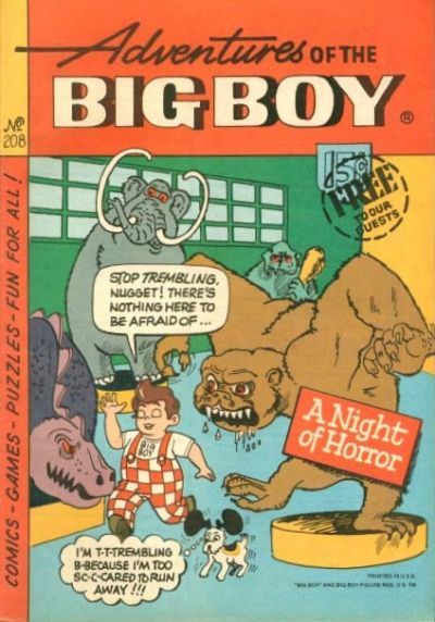 Adventures of Big Boy #208 Comic