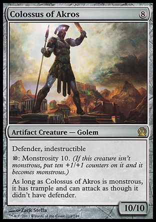 Colossus of Akros (Theros) Trading Card