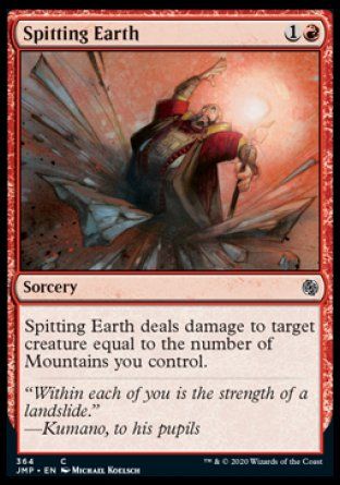 Spitting Earth (Jumpstart) Trading Card