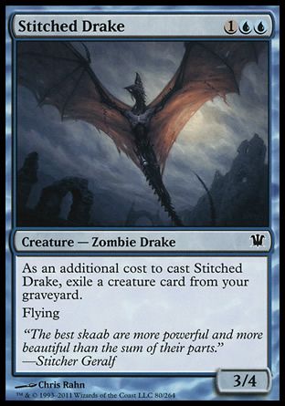 Stitched Drake (Innistrad) Trading Card