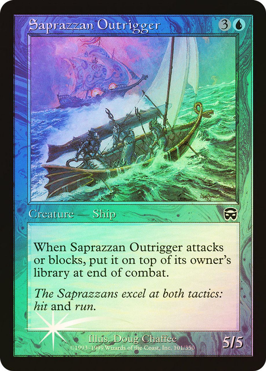 Saprazzan Outrigger (Mercadian Masques - Foil) Trading Card