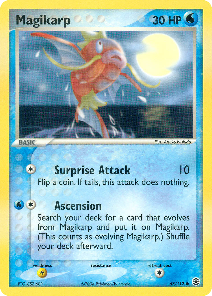 Magikarp (67/112) - FireRed & LeafGreen Pokémon Card