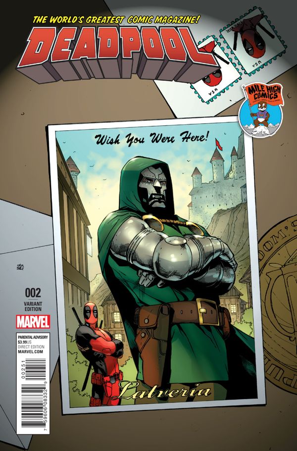 Deadpool #2 (Mile High Comics Edition)