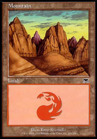 Mountain (Onslaught) Trading Card