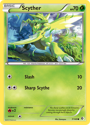 Scyther (7/149) - Boundaries Crossed