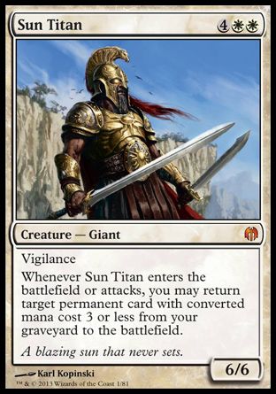 Sun Titan (Heroes vs. Monsters) Trading Card