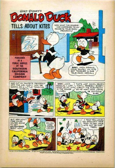 Donald Duck Tells About Kites #nn Comic
