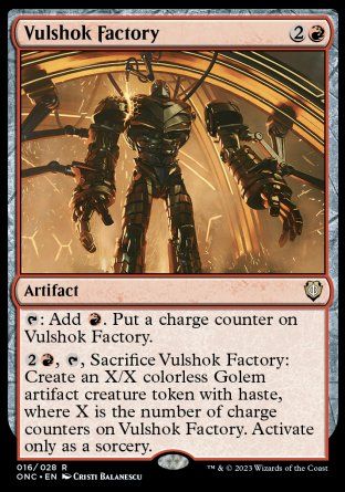 Vulshok Factory (Phyrexia: All Will Be One Commander Decks) Trading Card