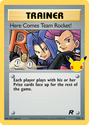 Here Comes Team Rocket! (Trainer) (15/25) - Celebrations: Classic