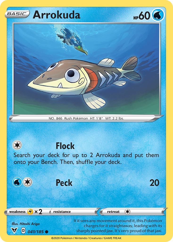 Arrokuda (41/185) - Vivid Voltage Pokémon Card