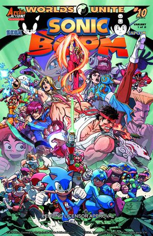Sonic Boom #10 (Reilly Brown Variant Cover)