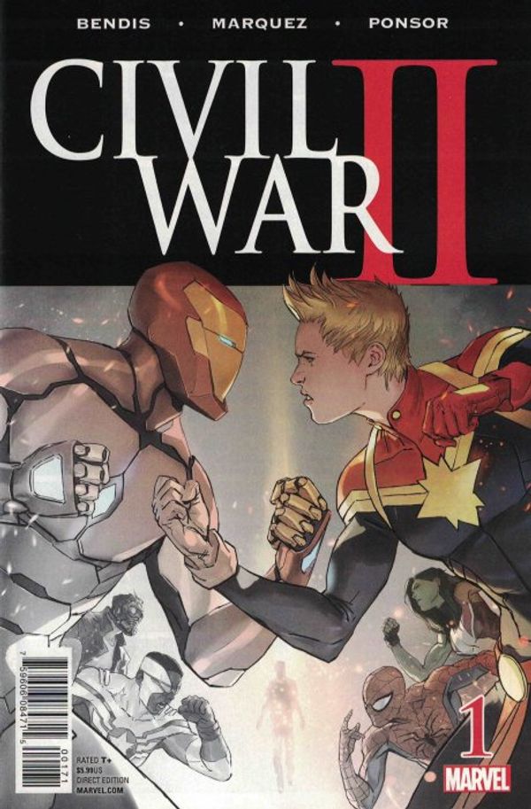 Civil War II #1 (Premiere Partial Sketch Variant)