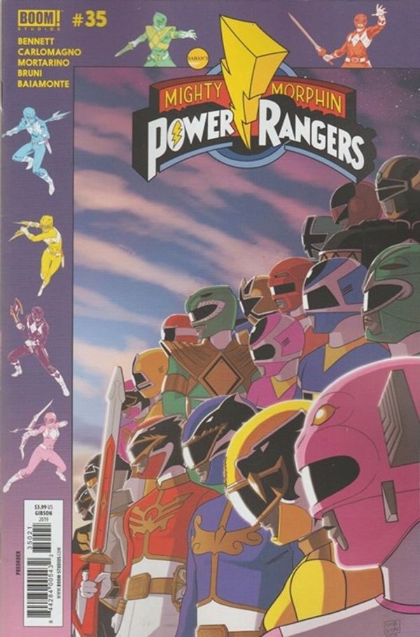 Mighty Morphin Power Rangers #35 (Preorder Gibson Variant Sg)