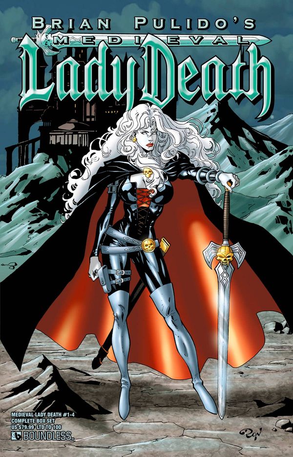 Medieval Lady Death 1 To 4 Comp Box Set