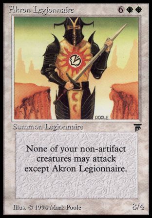 Akron Legionnaire (Legends) Trading Card