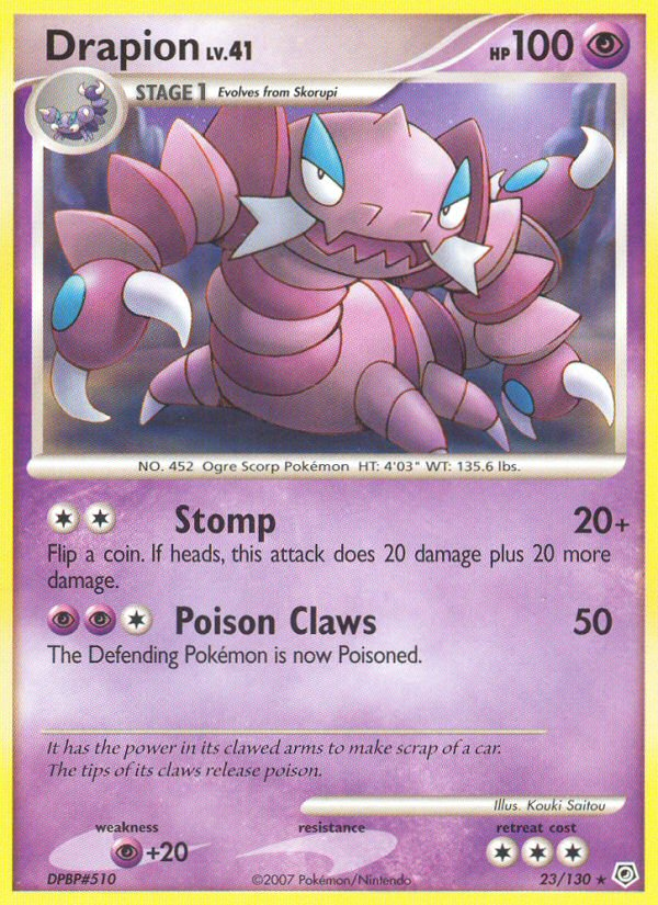 Skorupi Pokémon Card