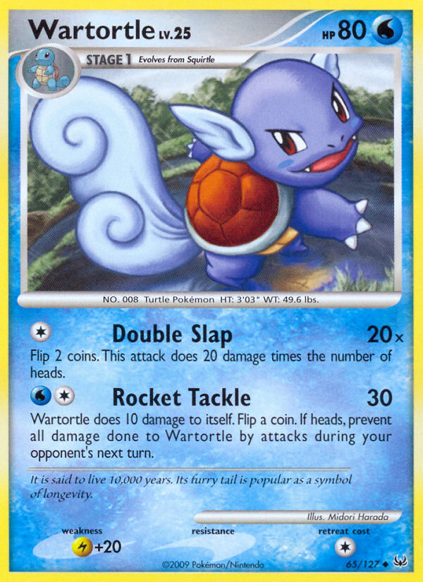 Wartortle (65/127) - Platinum Pokémon Card