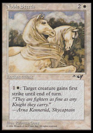 Noble Steeds (Alliances) Trading Card