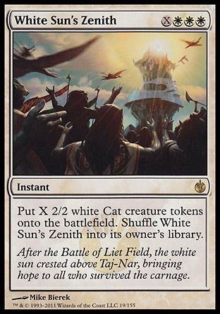 White Sun's Zenith (Mirrodin Besieged) Trading Card