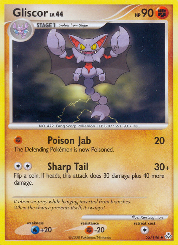 Gliscor (55/146) - Legends Awakened Pokémon Card