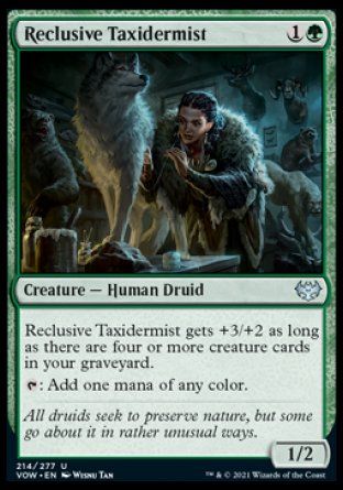 Reclusive Taxidermist (Innistrad: Crimson Vow) Trading Card