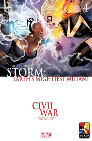 Storm: Earth's Mightiest Mutant #4 (Lucas Werneck Civil War Celebration Variant)