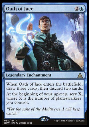 Oath of Jace (Oath of the Gatewatch) Trading Card